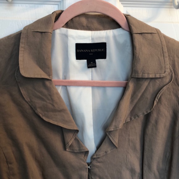 Banana Republic summer lined blouse/blazer - Picture 3 of 4